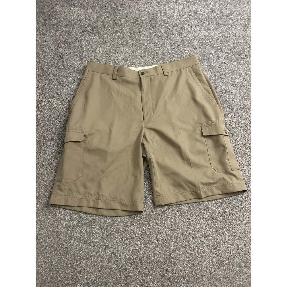 Island Republic Cargo Shorts Mens 36 Tan Excellent Lightweight Utility Pocket